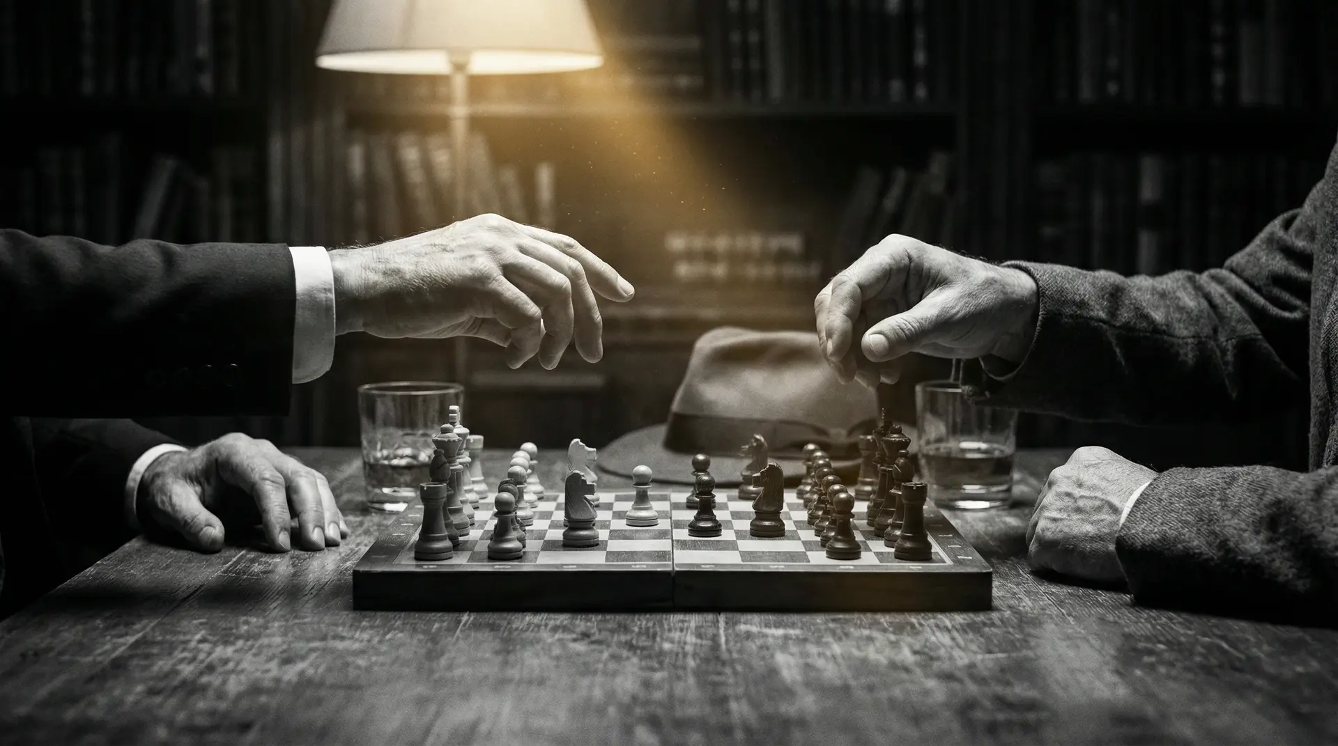 17.cc 艺术探索系列 - 非线性叙事，棋盘上的对弈象征命运的交错